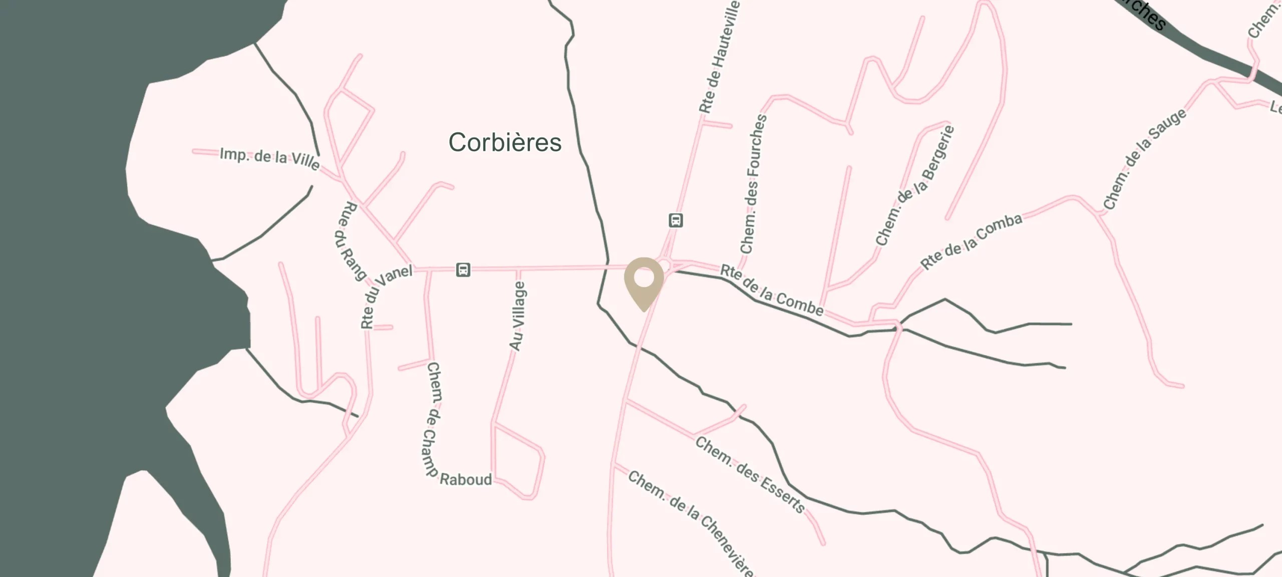 Carte de mon adresse de réflexologue près de Bulle à Corbières
